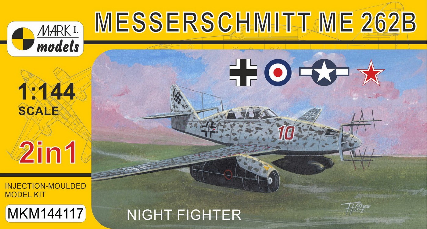 Maquette MARK I Models Messerschmitt Me-262B 'Night Fighter' (2 en 1 2