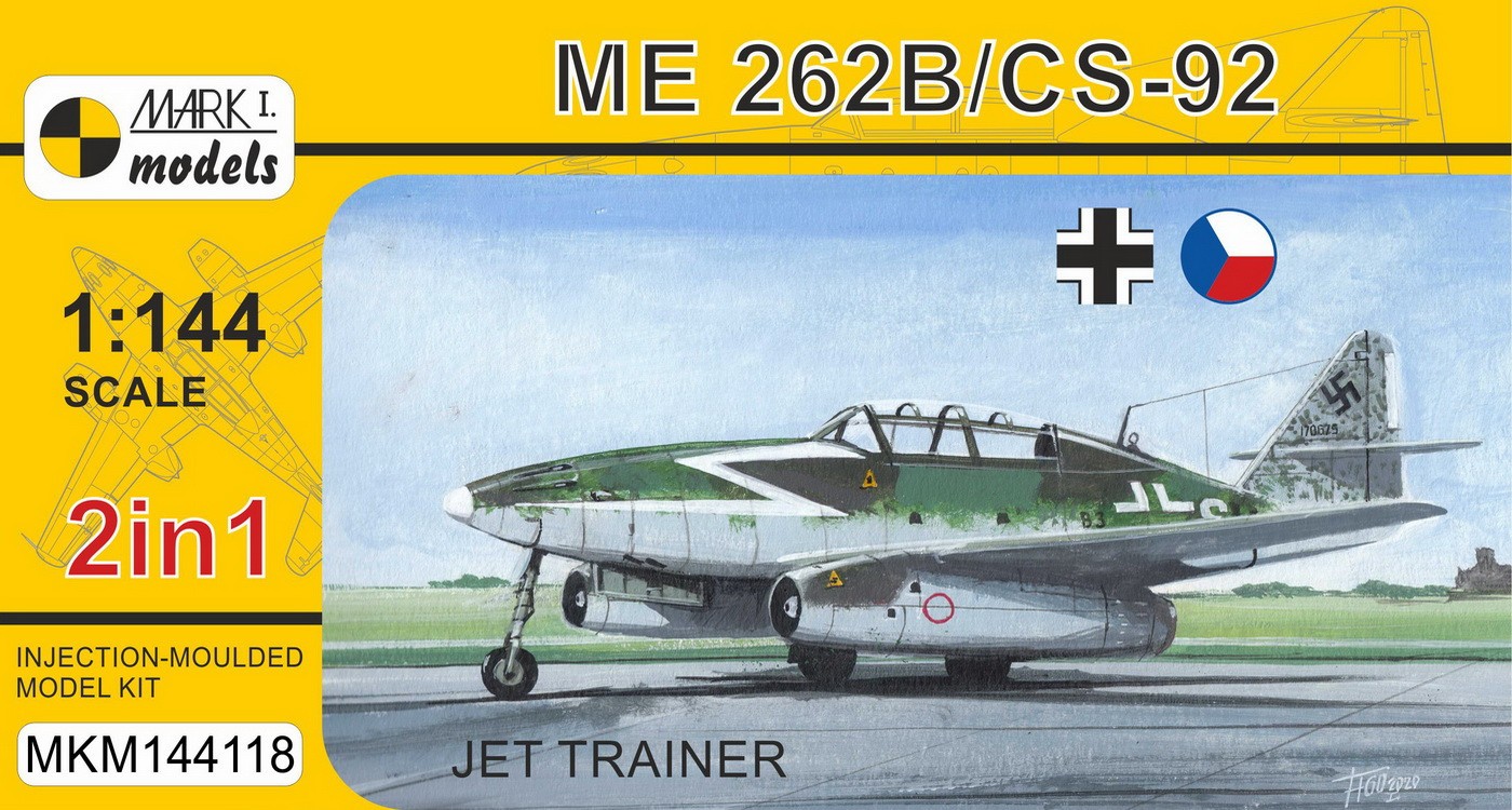 Maquette MARK I Models Messerschmitt Me-262B Schwalbe 'Jet Trainer' (2
