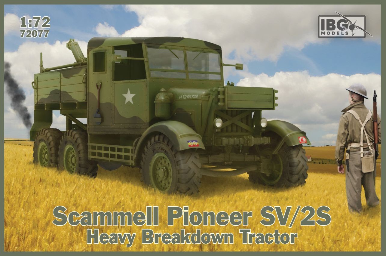 Maquette IBG Scammell Pioneer SV / 2S Tracteur de dépannage lourd-1/72