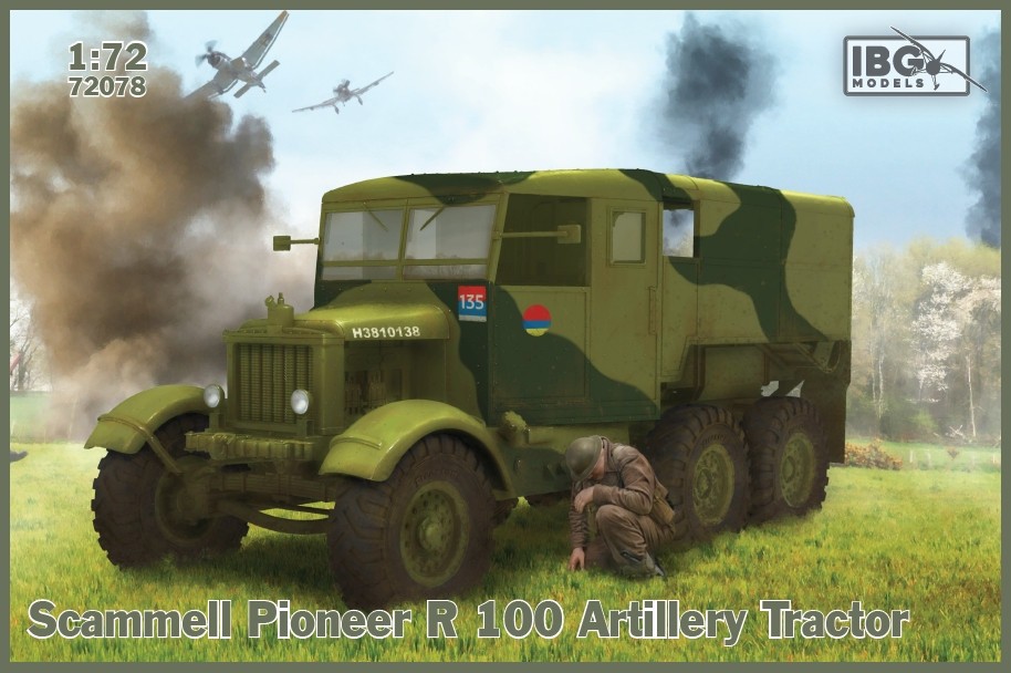 Maquette IBG Tracteur d'artillerie Scammell Pioneer R 100-1/72 - Maque
