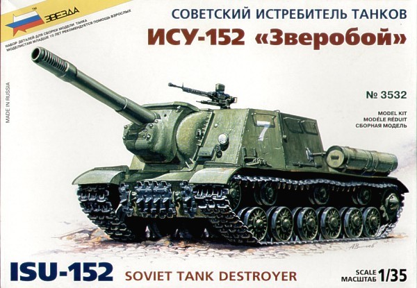 Maquette Zvezda ISU-152 soviétique- 1/35 - Maquette militaire