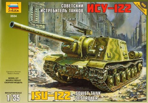 Maquette Zvezda ISU-122 soviétique- 1/35 - Maquette militaire