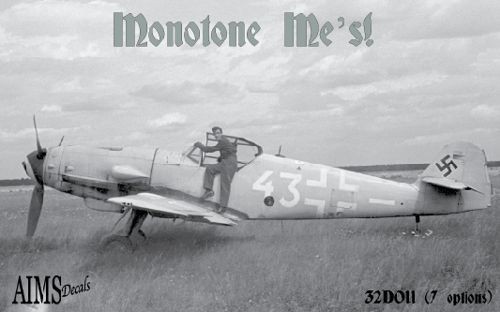  Aims Décal Messerschmitts variés .... G9 + MR - Messerschmitt Bf-110D