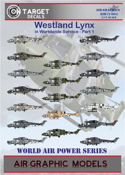  Air-Graphic Models Décal Lynx de l'Ouest dans le service mondial, par
