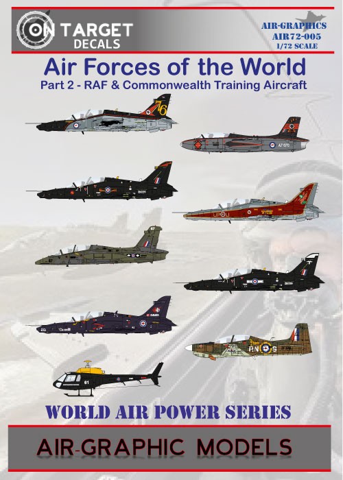  Air-Graphic Models Décal Forces aériennes du monde, partie 2 (avions 
