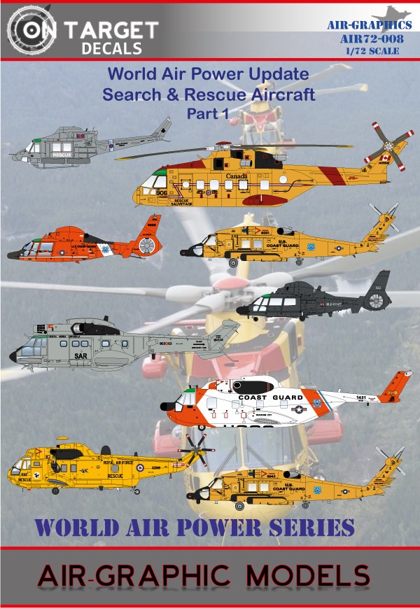  Air-Graphic Models Décal SAR Choppers Part 1Agusta-Westland CH-149 Co