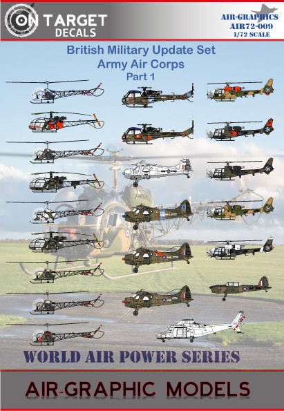  Air-Graphic Models Décal British Military Update set - AAC Selection 