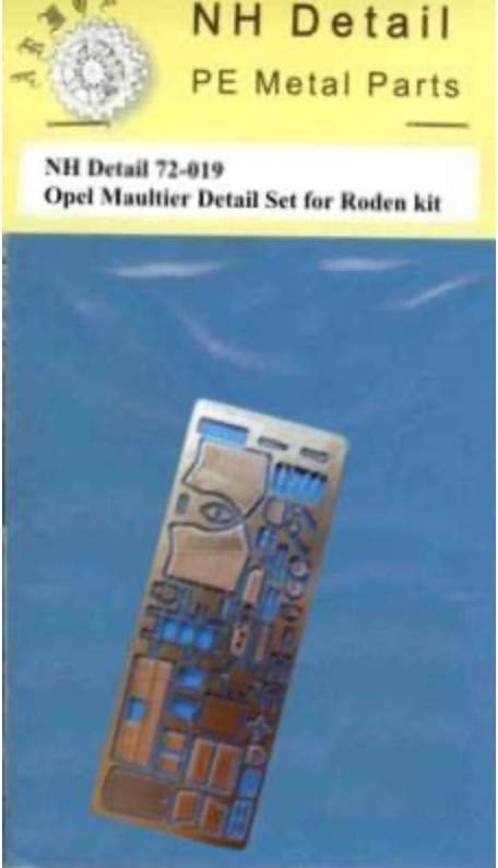  NH Detail Opel Maultier (Sd.Kfz.3) Set de détails (conçu pour être ut