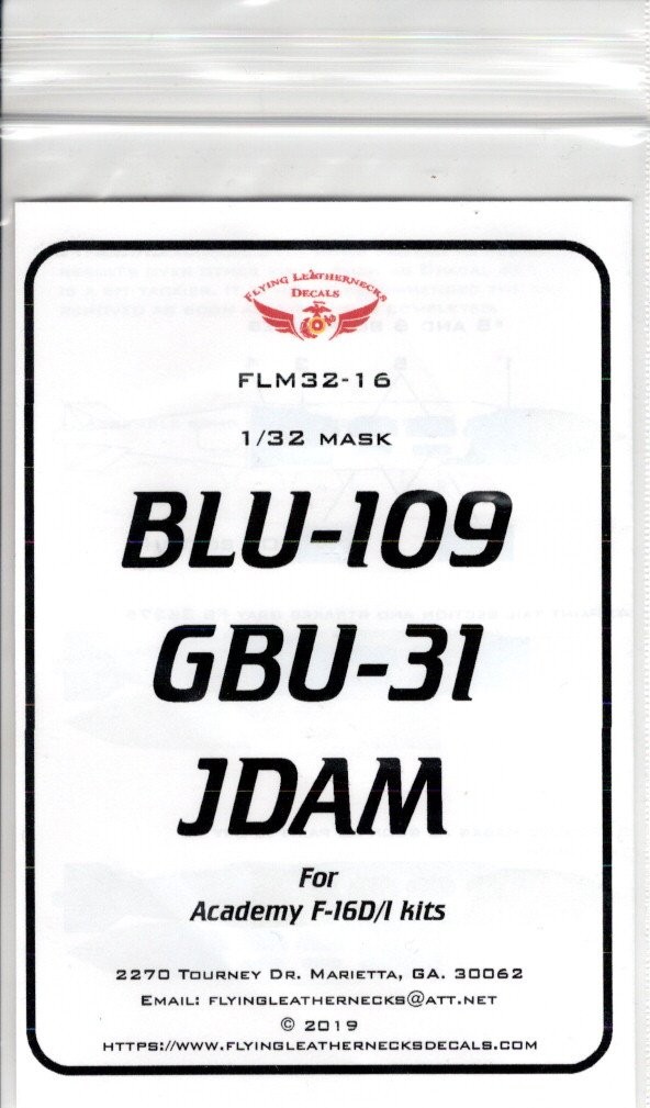  Flying Leathernecks BLU-109 GBU-31 JDAM (conçu pour être utilisé avec