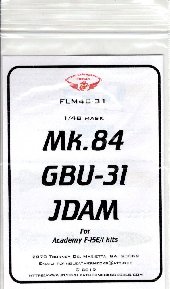  Flying Leathernecks Mk-84 GBU-31 JDAM (conçu pour être utilisé avec l