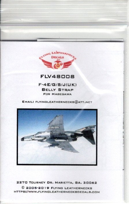  Flying Leathernecks Sangle ventrale McDonnell F-4E / F-4G / F-4S / F-