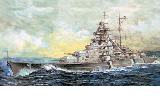 Maquette I LOVE KITS Bismarck allemand de qualité supérieure- 1/700 -