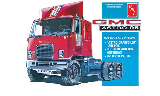  AMT/ERTL Semi-tracteur GMC Astro 95- 1/25 - Maquette de camion