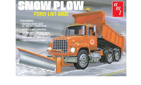  AMT/ERTL Chasse-neige Ford LNT-8000- 1/25 - Maquette de camion