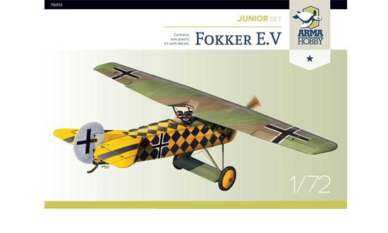 Maquette Arma Hobby Ensemble Fokker EV Junior-1/72 - Maquette d'avion