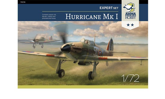 Maquette Arma Hobby Ensemble expert Hurricane Mk I-1/72 - Maquette d'a