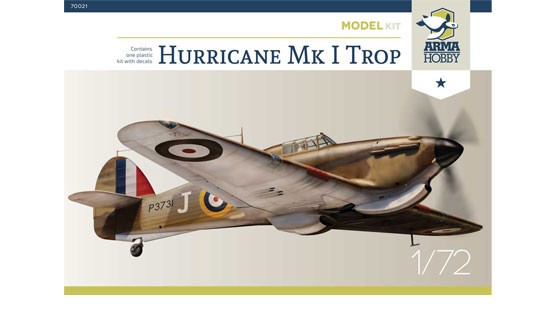 Maquette Arma Hobby Hurricane Mk I Trop Model kit-1/72 - Maquette d'av