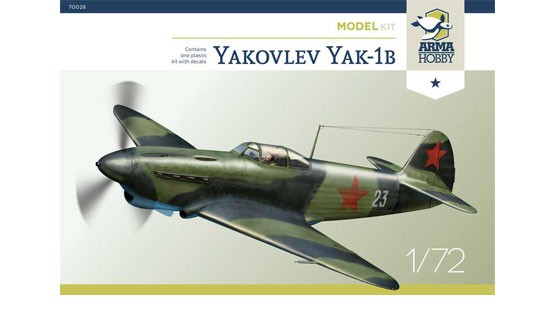  Arma Hobby Maquette Yakovlev Yak-1b-1/72 - Maquette d'avion