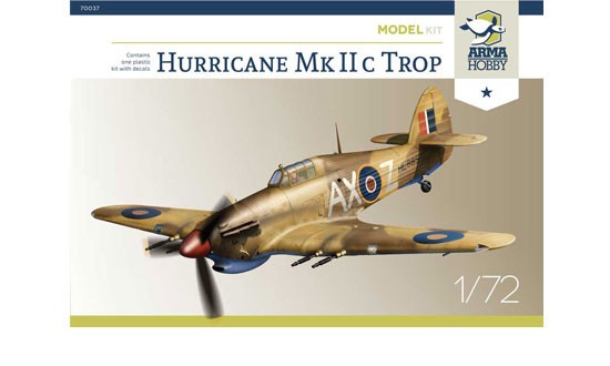Maquette Arma Hobby Hurricane Mk IIc Trop Model kit-1/72 - Maquette d'