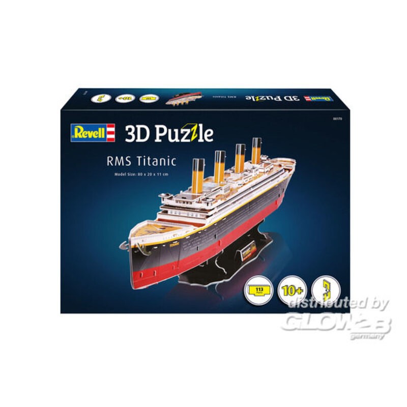 Puzzle 3d Revell Puzzle Titanic chez 1001hobbies (Réf.4009800170)