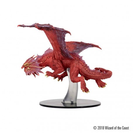Extension et figurine pour jeux de figurines D&D Icons of the Realms : Guildmasters' Guide to Ravnica Niv-Mizzet Red Dragon Prem