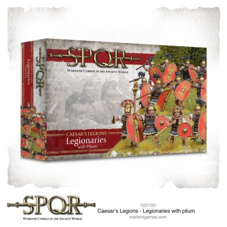 Extension et figurine pour jeux de figurines Légionnaires de la Légion de César avec Pilum