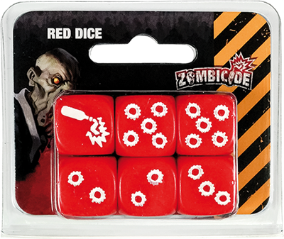 Jeu Edge Entertainment Zombicide : Set de Dés rouges- - Jeux de soci