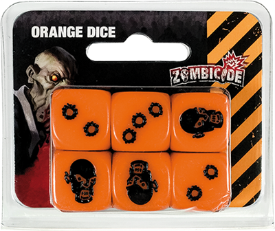 Jeu Edge Entertainment Zombicide : Set de Dés orange- - Jeux de soci