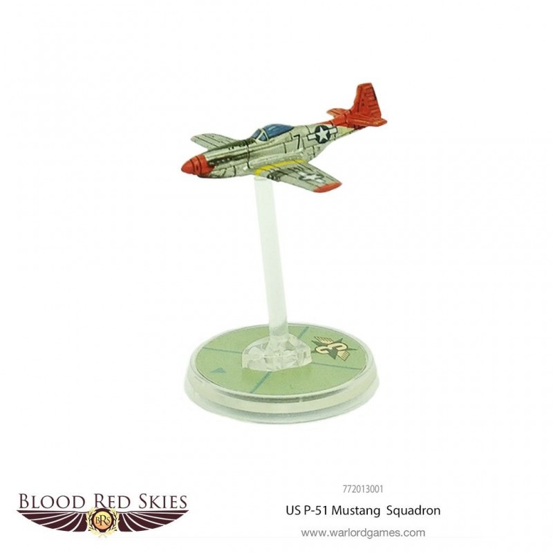 Jeux de figurines Warlord Games US P-51 Mustang Squadron- - Jeux de fi