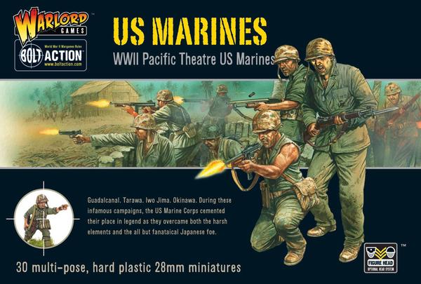 Jeux de figurines Warlord Games US Marine Corps- - Jeux de figurines :