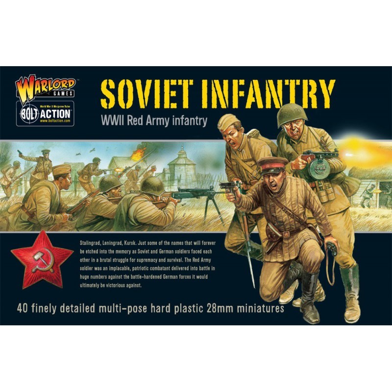 Jeux de figurines Warlord Games Infanterie soviétique- - Jeux de figur