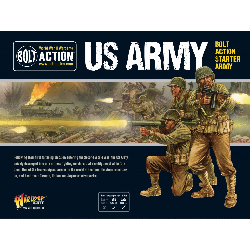  Warlord Games US Army Starter Army- 28mm - 1/56 - Jeux de figurines :