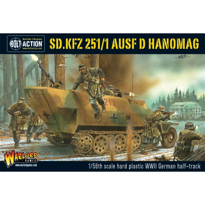Jeux de figurines Warlord Games Sd.Kfz 251/1 Ausf D Hanomag- - Jeux de
