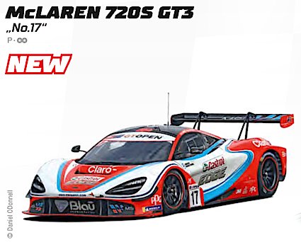  Carrera McLaren 720S GT3 No.17- 1/32 - Circuits de voitures : voitu
