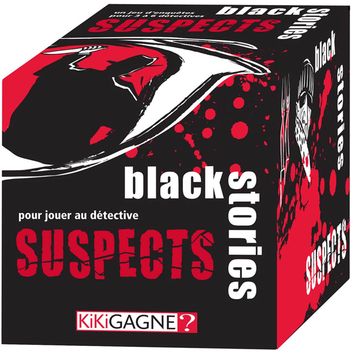 Jeu KIKIGAGNE Black Stories - Suspects- - Jeux de societe