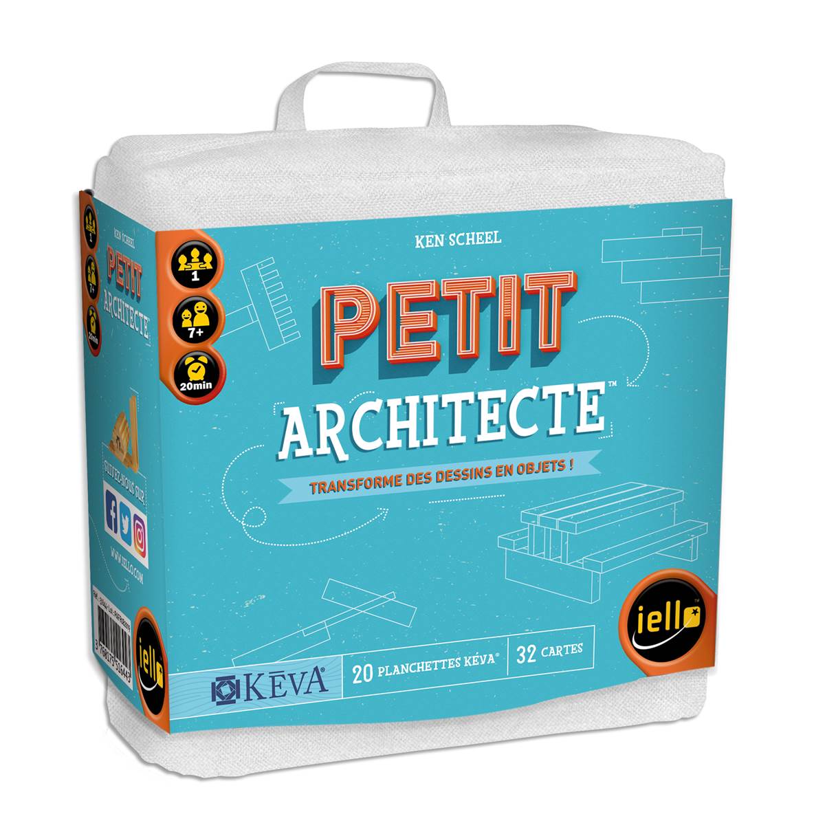 Jeu IELLO Petit Architecte (nouvelle édition)- - Jeux de societe
