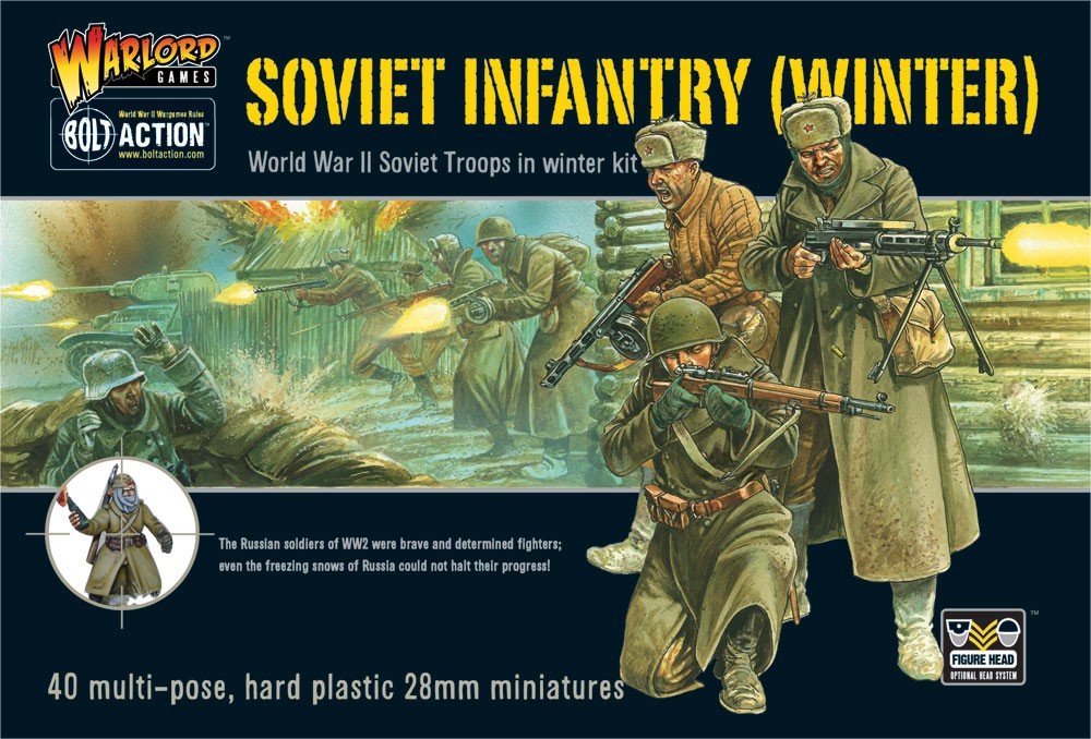 Jeux de figurines Warlord Games Infanterie d'hiver soviétique- 28mm - 