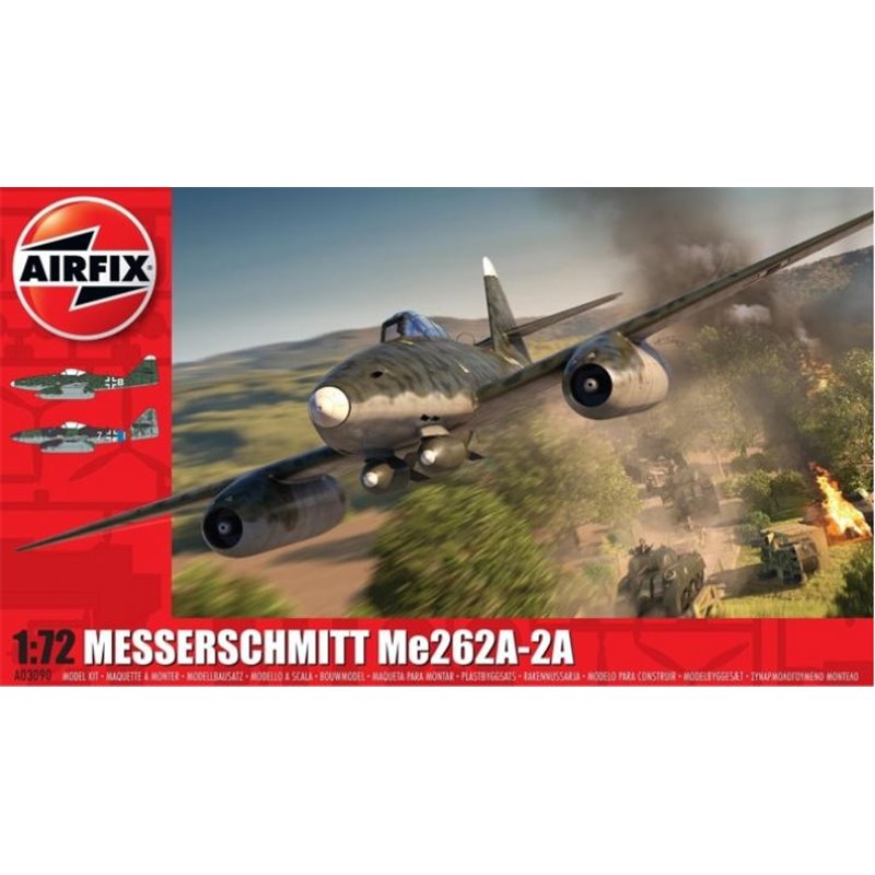 Maquette Airfix Messerschmitt ME262a-2A-1/72 - Maquette d'avion