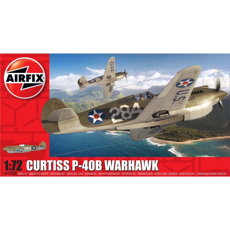 Maquette Airfix Curtiss P-40B Warhawk-1/72 - Maquettes