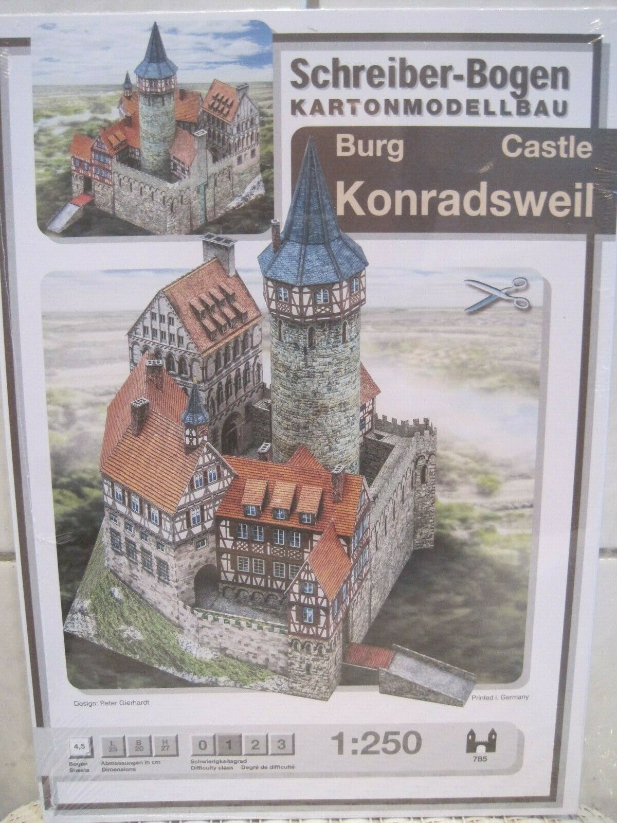  SCHREIBER-BOGEN Konradsweil-1/250 - Maquette en carton