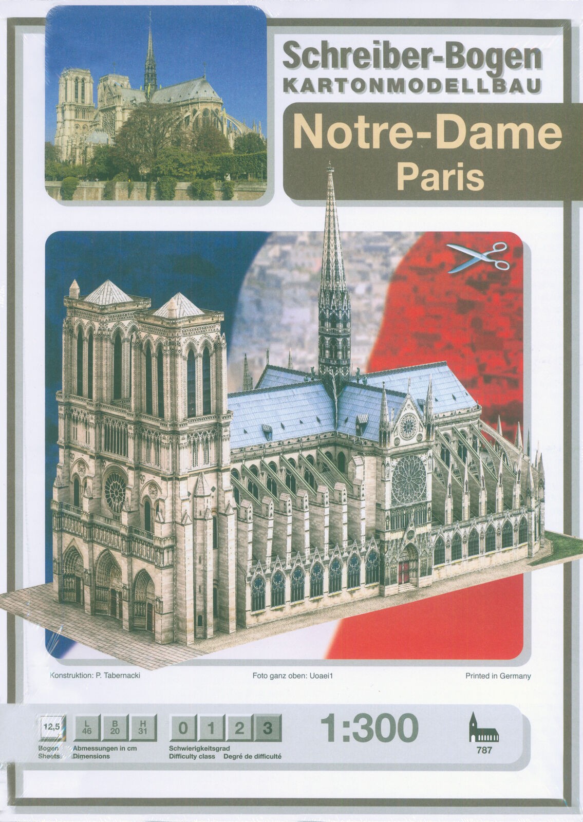  SCHREIBER-BOGEN Notre-Dame Paris- 1/300 - Maquette en carton
