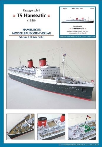  SCHREIBER-BOGEN TS Hanseatic-1/250 - Maquette en carton
