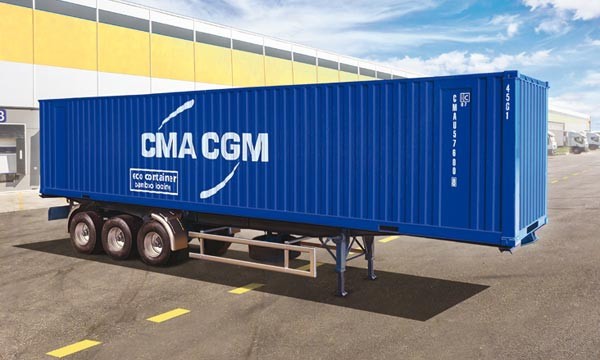  Italeri Remorque Container 40&039;- 1/24 - Maquette de camion