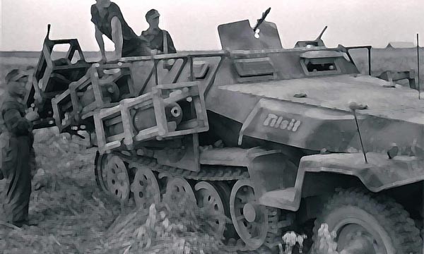 Maquette Italeri Sd.Kfz.251/1 Stuka zu Fuss-1/72 - Maquette militaire