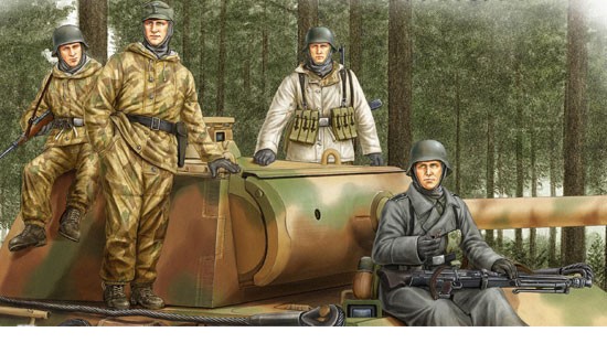  Hobby Boss German Panzer Grenadiers Vol.2- 1/35 - Figurines