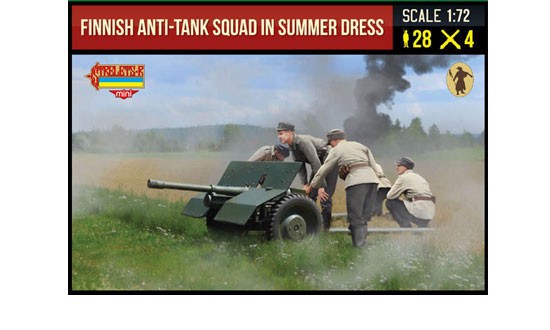  Strelets Finnish Anti-Tank Squad Summer-1/72 - Figurines