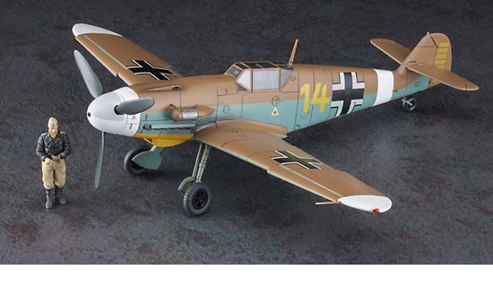 Maquette Hasegawa Bf109F-4 Trop “Star of Africa (MARSEILLE)”- 1/48 - 