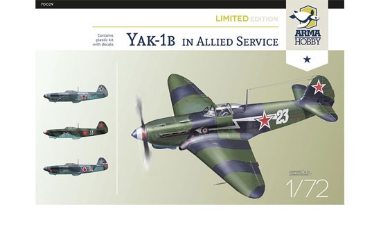 Maquette Arma Hobby Yak-1b Allied Fighter-1/72 - Maquette d'avion