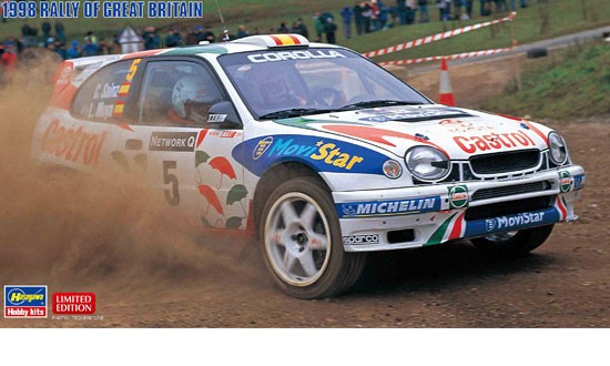 Maquette Hasegawa TOYOTA COROLLA WRC 1998- 1/24 - Maquette de voiture