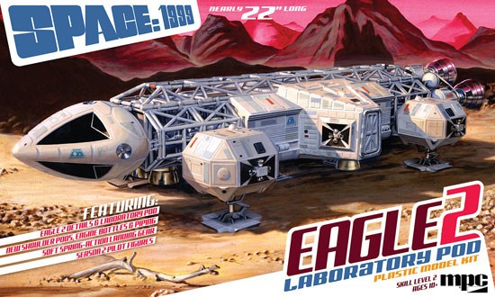  MPC COSMOS 1999 Eagle 2 avec Lab pod- 1/48 - Maquette spatiale - fus